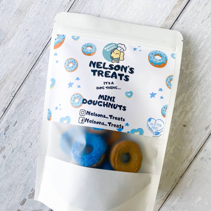 Doggy Doughnuts for wholesale by Nelson's Treats