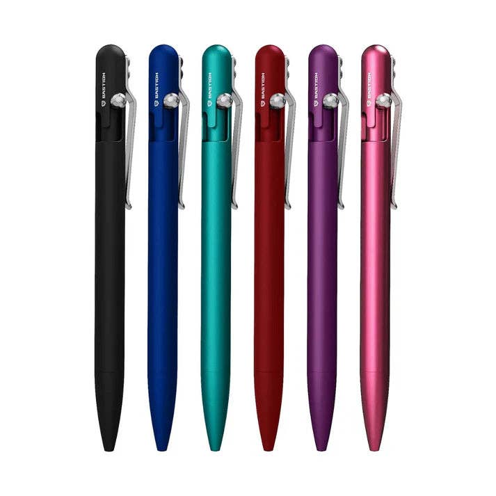 Aluminum - Slim Bolt Action Pen by Bastion® for wholesale by BASTION