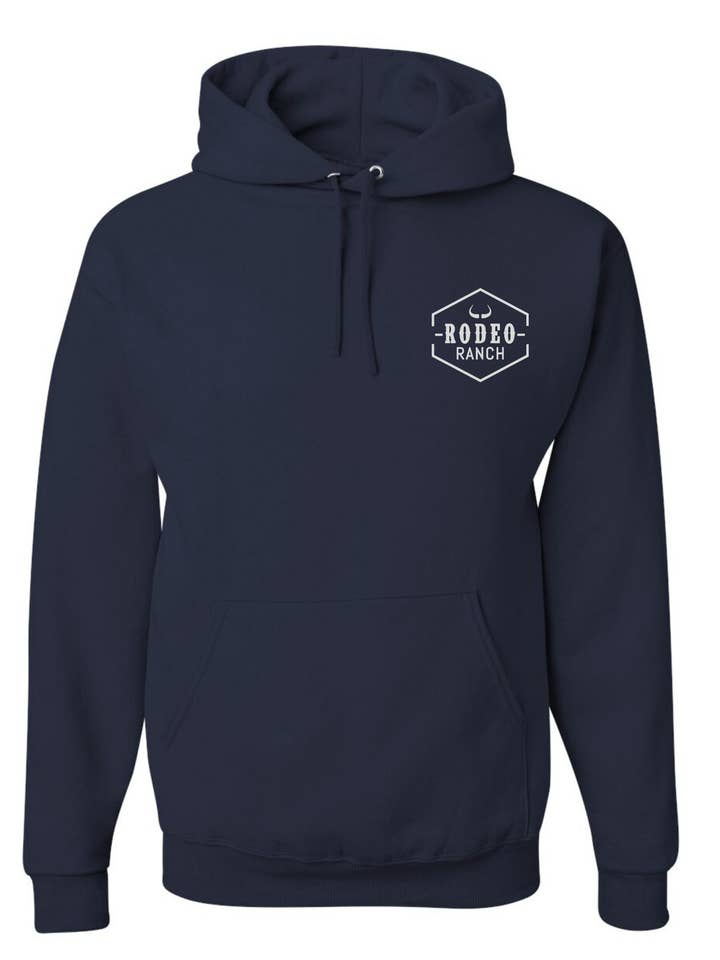 Rodeo Ranch Classic Logo Hoodie - Navy for wholesale by Rodeo Ranch