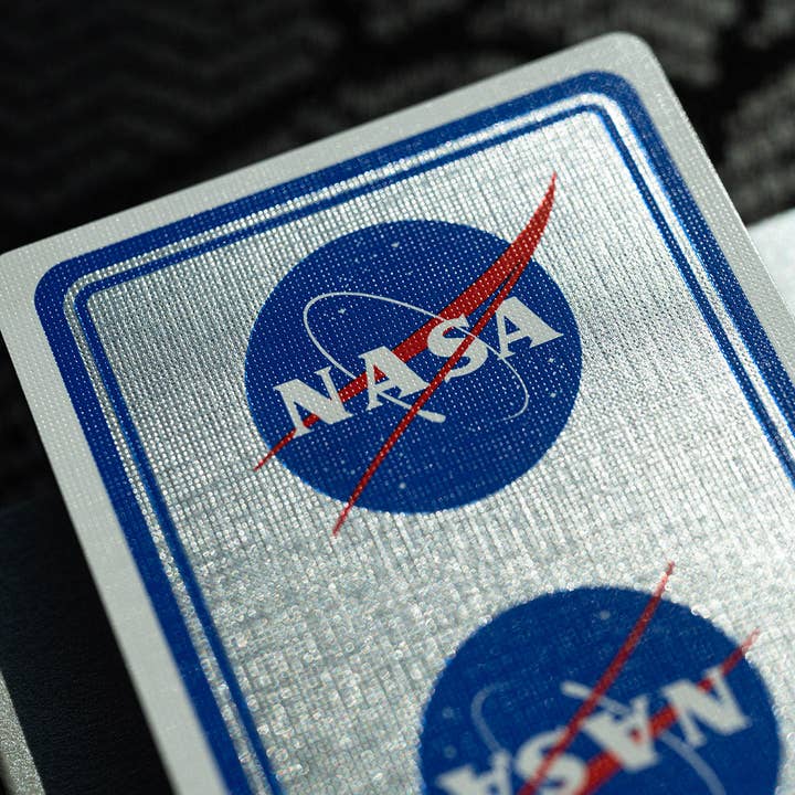 FULTONS Playing Cards - Wholesale Playing Cards - NASA Foil “Meatball” Logo Playing Cards