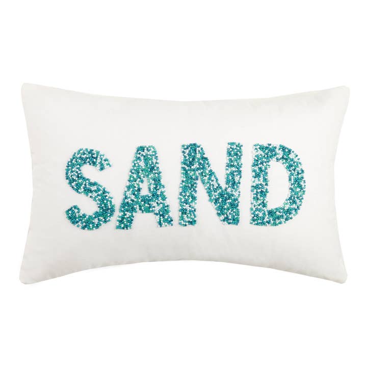 Peking Handicraft - Wholesale Throw/Decorative Pillow - Sand Beaded Pillow