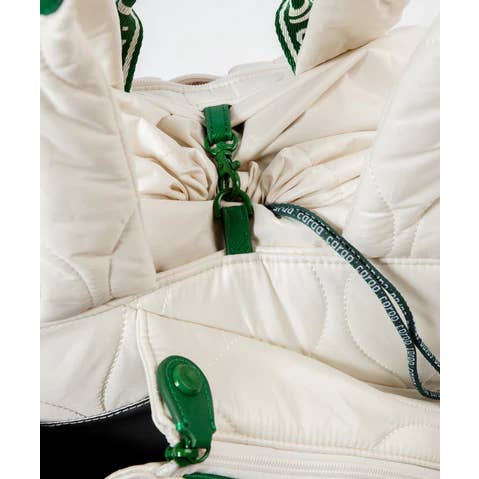 Caraa - Wholesale Sports Bag - Unisex - Tennis Quilted Backpack Tote in Ivory8