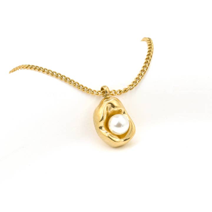 Blueyejewelry - Vendita all'ingrosso Collane di perline/perle - Collane con catena di perle dorate - catene assortite impermeabili