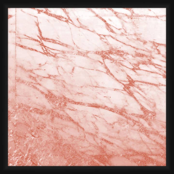 Pink Marble Lll 20'' x 20'' Framed Wall Art for wholesale by PTM Images