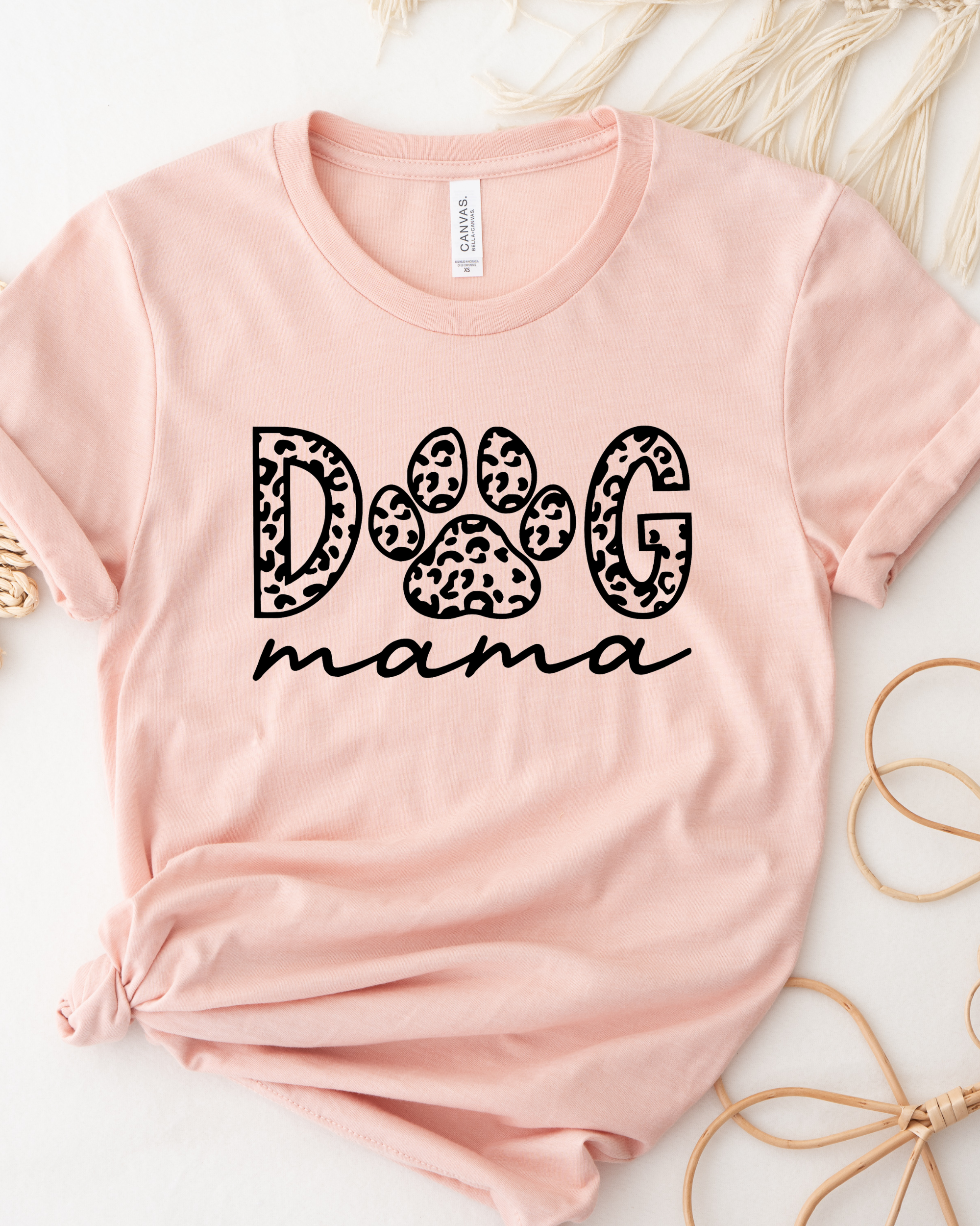 Desert Raine - Venta al por mayor Camiseta serigrafiada - Mujer - Camiseta Dog Mama - camiseta gráfica6