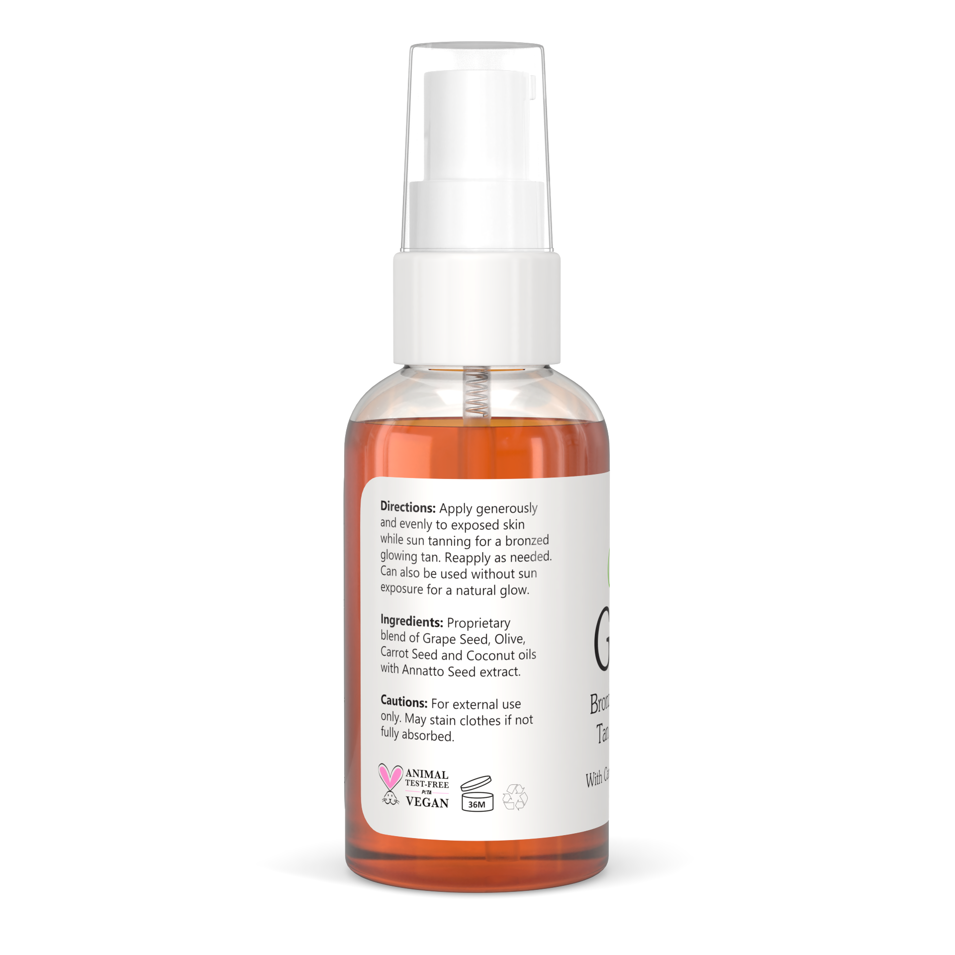 Isabella's Clearly - Wholesale Self-Tanner - GOLD, Natural Bronzing Tanning Accelerator Oil1