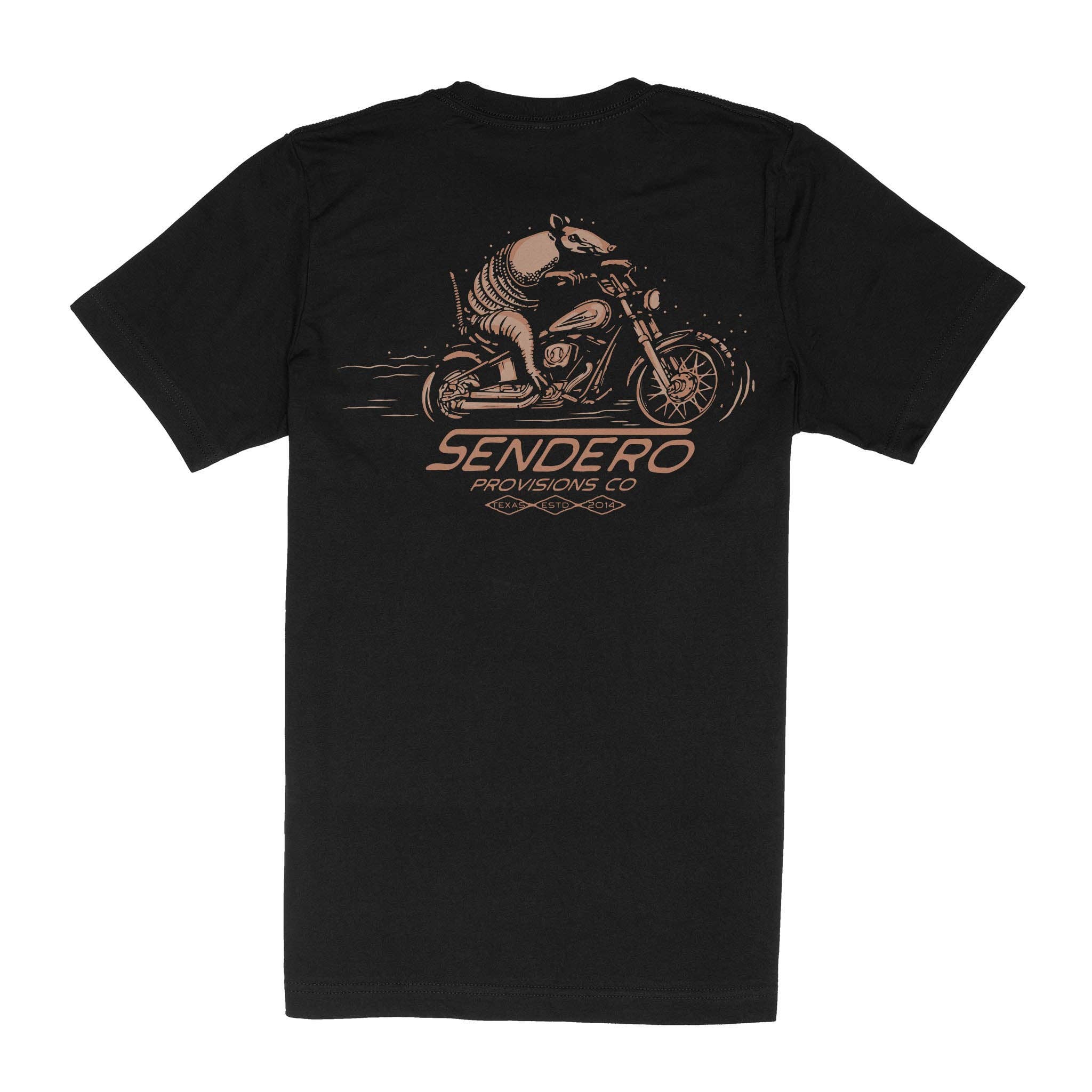 Black Dillo Rider T-Shirt for wholesale on Faire0