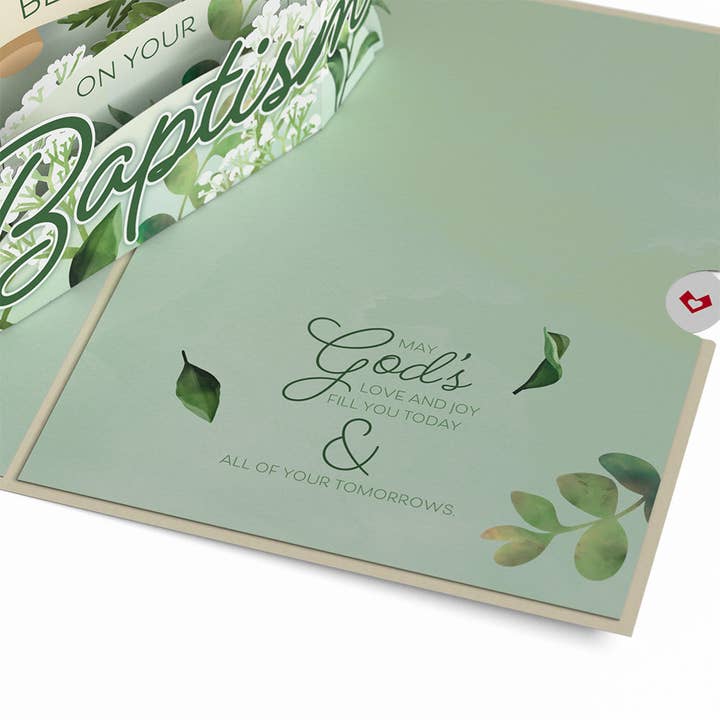 Lovepop Cards - Wholesale Baby Card - Blessings on Your Baptism 5''x7'' Card, Pop-Up Cards3
