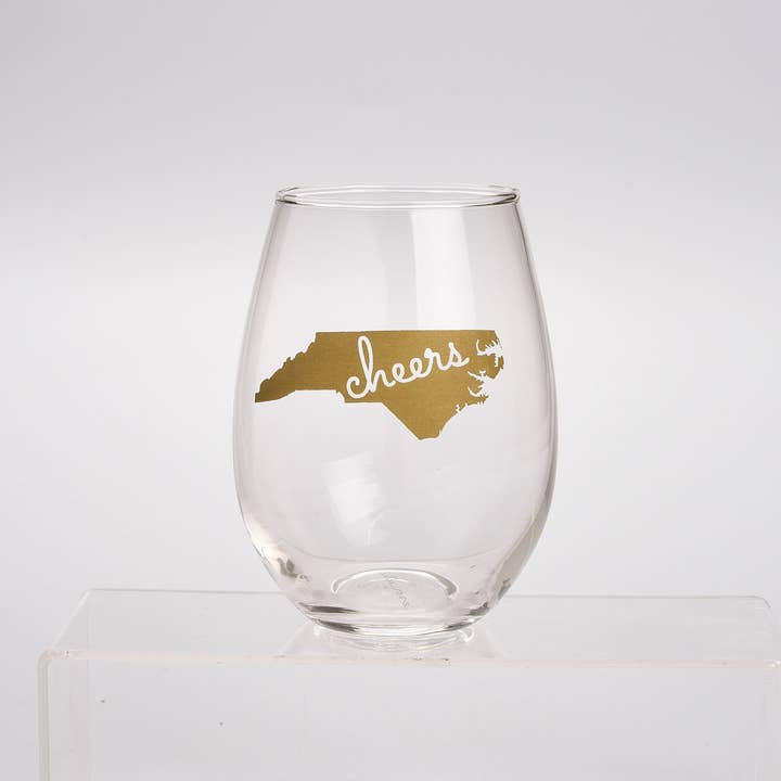 SALE Wine Glass, North Carolina for wholesale by Totalee Gift