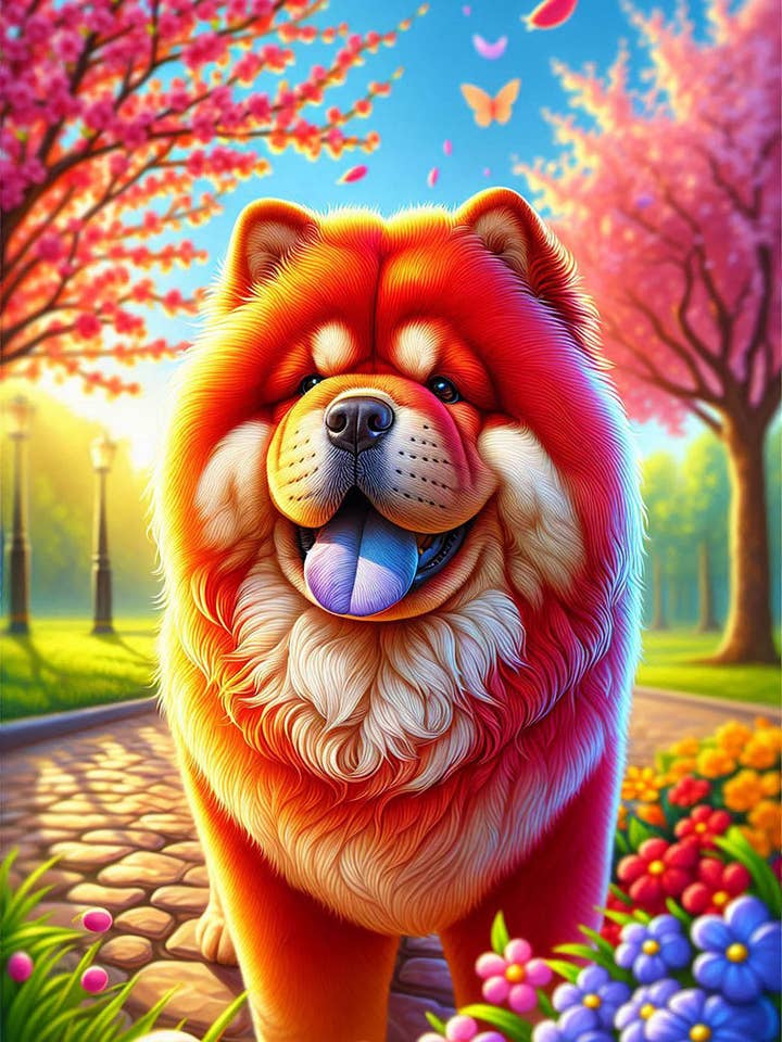 Chow Red - DCR Spring II House Flag for wholesale by Best of Breed Products