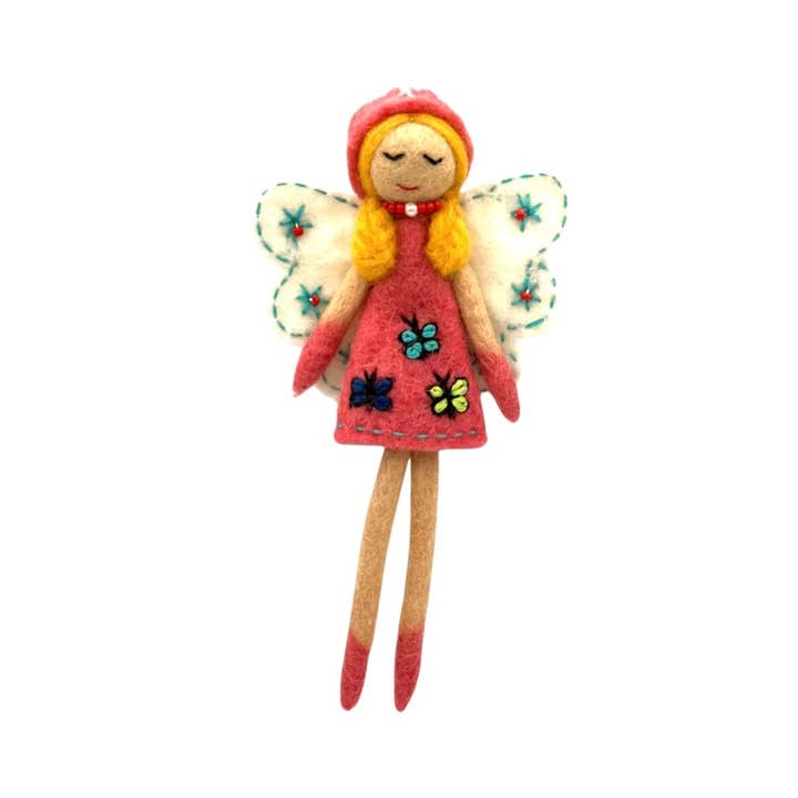 Women of the Cloud Forest - Wholesale Ornament - Blossom Fairy Felt Ornament