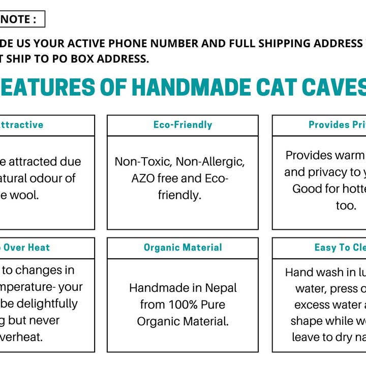 Woollyfelt - Wholesale Pet bed – Cat - Premium Wool Cat Bed House - Ideal Gift for Pet Lovers7