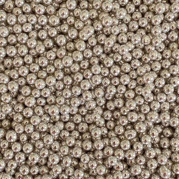 McCall's - Wholesale Cake Decorating Kit - DRAGEE SILVER SMALL 4 MM 100 G