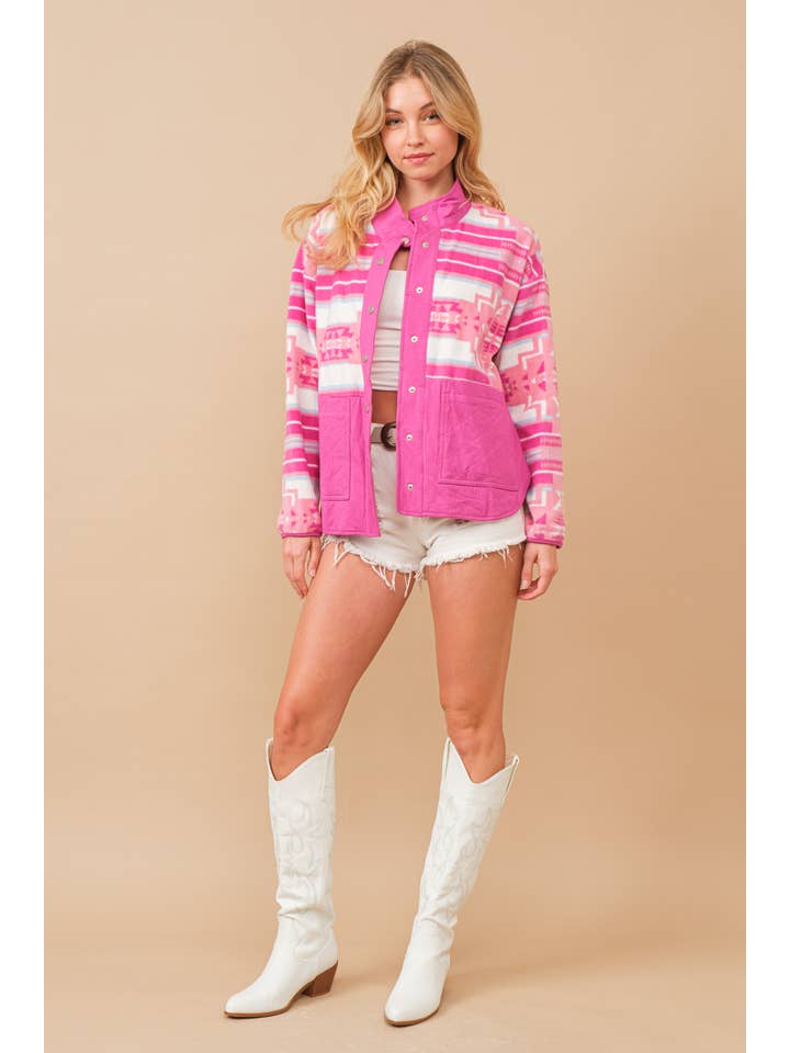 Blue B - Wholesale Fleece - Women's - 34348J - Blue B Aztec Exclusive Quilted Fleece Jacket15