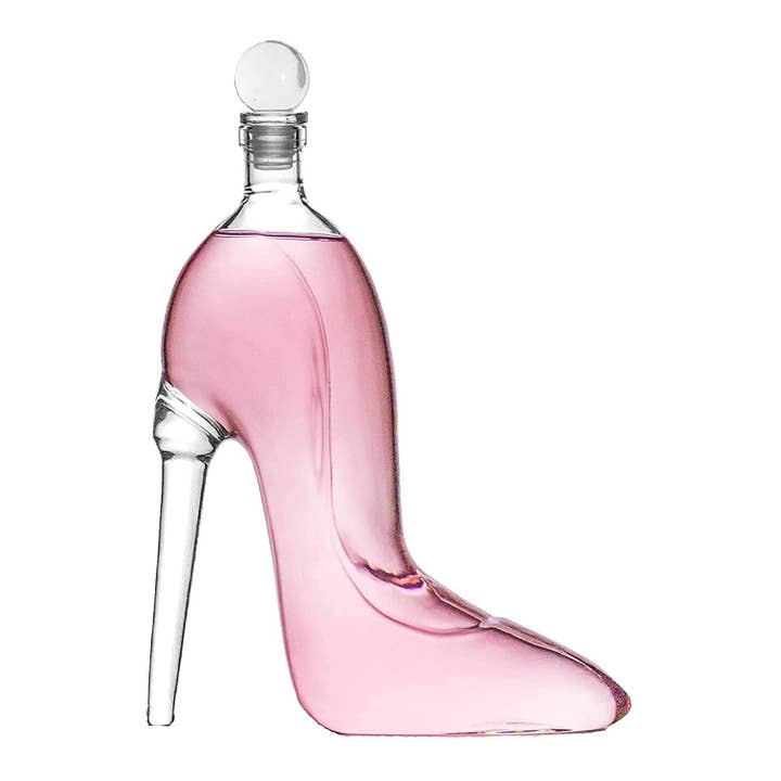 The Wine Savant / Khen Glassware - Wholesale Decanter - Stiletto High Heel Decanter 400ml