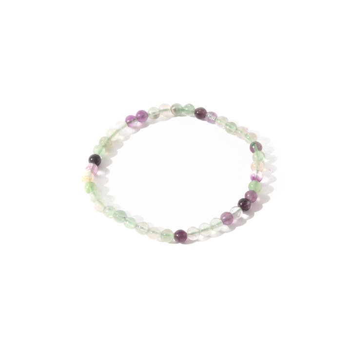 Stonebridge Imports - Wholesale Beaded Bracelet - Fluorite Bead Bracelet