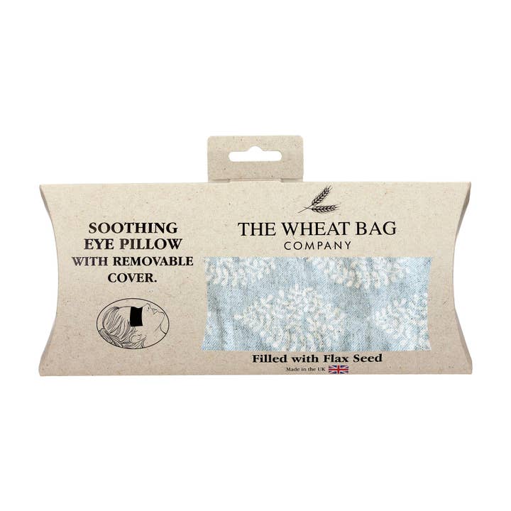 The Wheat Bag Company – wholesale Spa/therapy pillow – Eye Pillow - Fern Powder Blue