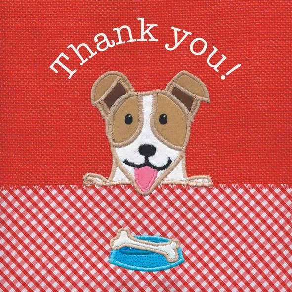 Danke Hund 10cm Minikarte für den Großhandel von Inky Blue Ltd t/a Holy Mackerel