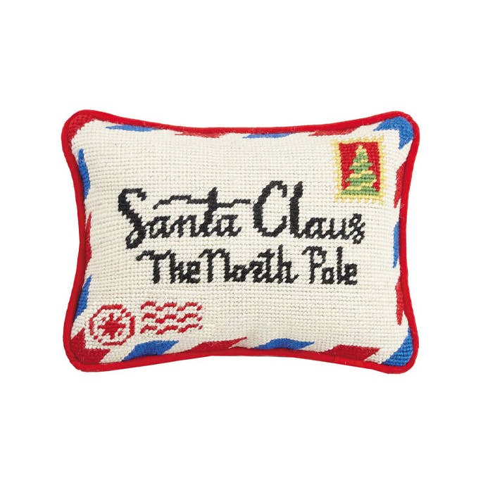 Catstudio North Pole 1 Embroidered Decorative Throw Pillow