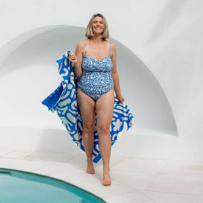 Beach Towel - Mykonos for wholesale on Faire2