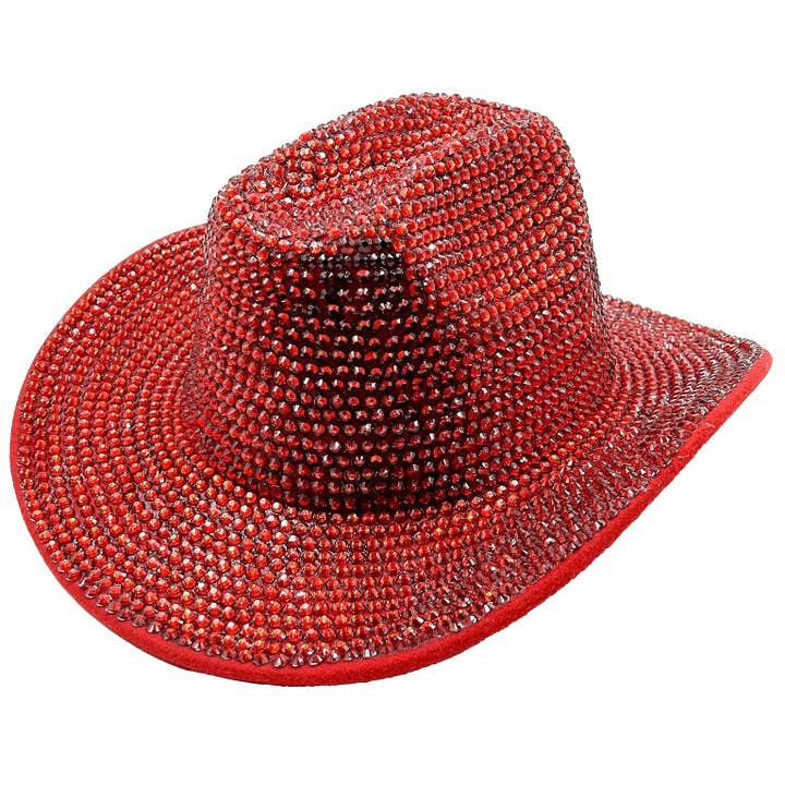 Diacly - Wholesale Cowboy Hat - Women's - Full Rhinestone Covered Cowboy Cowgirl Hat