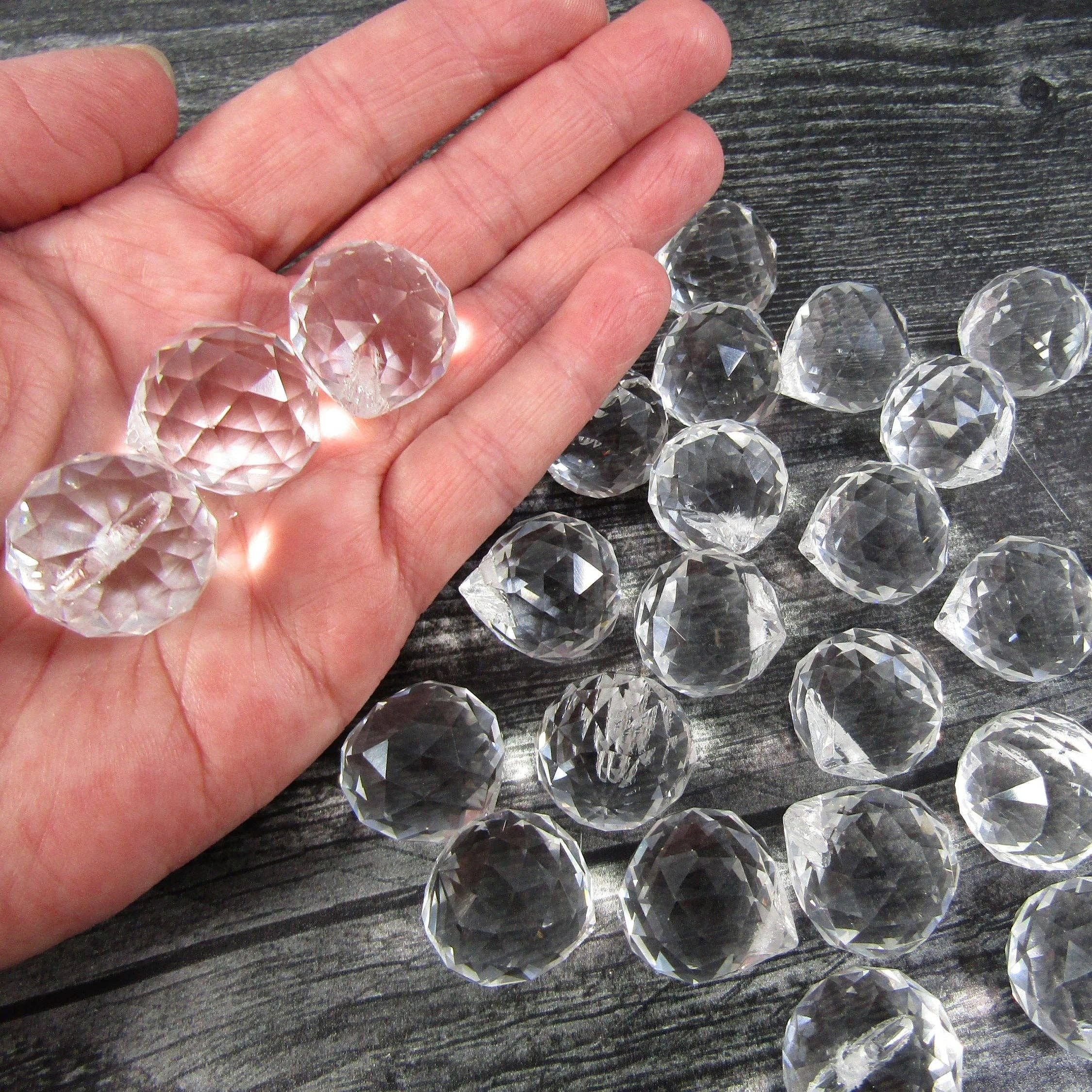 Keystone Crystals - Wholesale Spiritual Stone/Crystal - Suncatcher Leaded Glass Faceted Feng Shui 20 mm Bead0