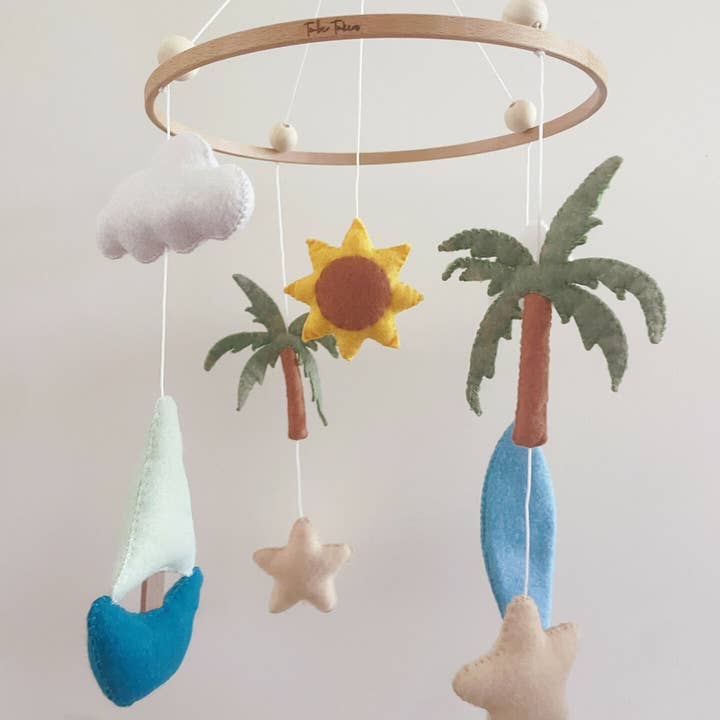 Surf Nursery Mobile for wholesale by Timber Tinkers