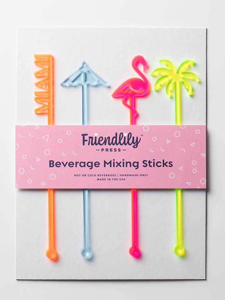 Miami Beach Acrylic Collection for wholesale by Friendlily Press