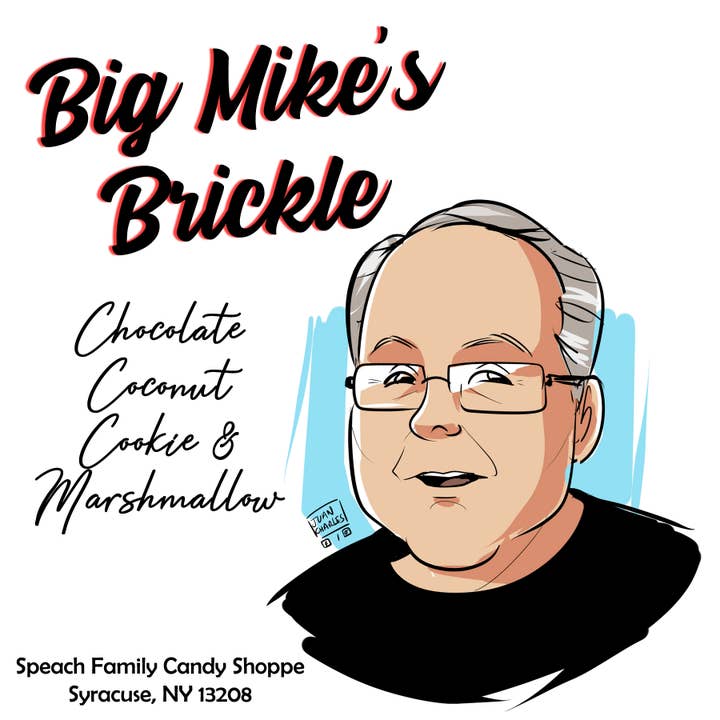 Big Mike's Brickle for wholesale by Speach Family Candy Shoppe