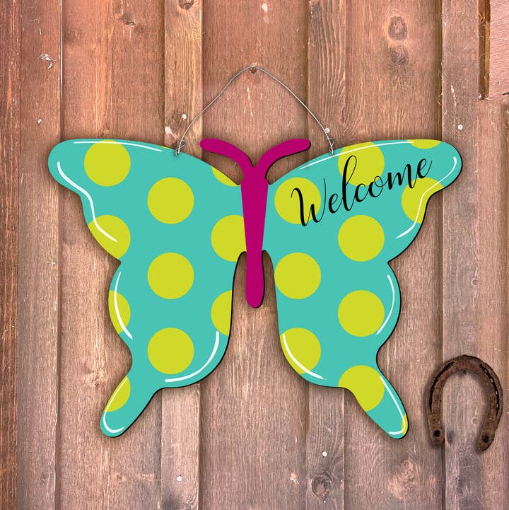 Steel Southern Designs – wholesale Door hanger – Outdoor Metal Art Butterfly7