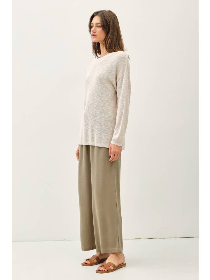 Be Cool - Wholesale Knit Sweater - Women's - LIGHTWEIGHT COTTON SLUB SWEATER 9