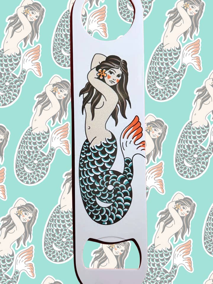 Havfrueflaskeåbner for engroshandel hos Seventh Eclectic