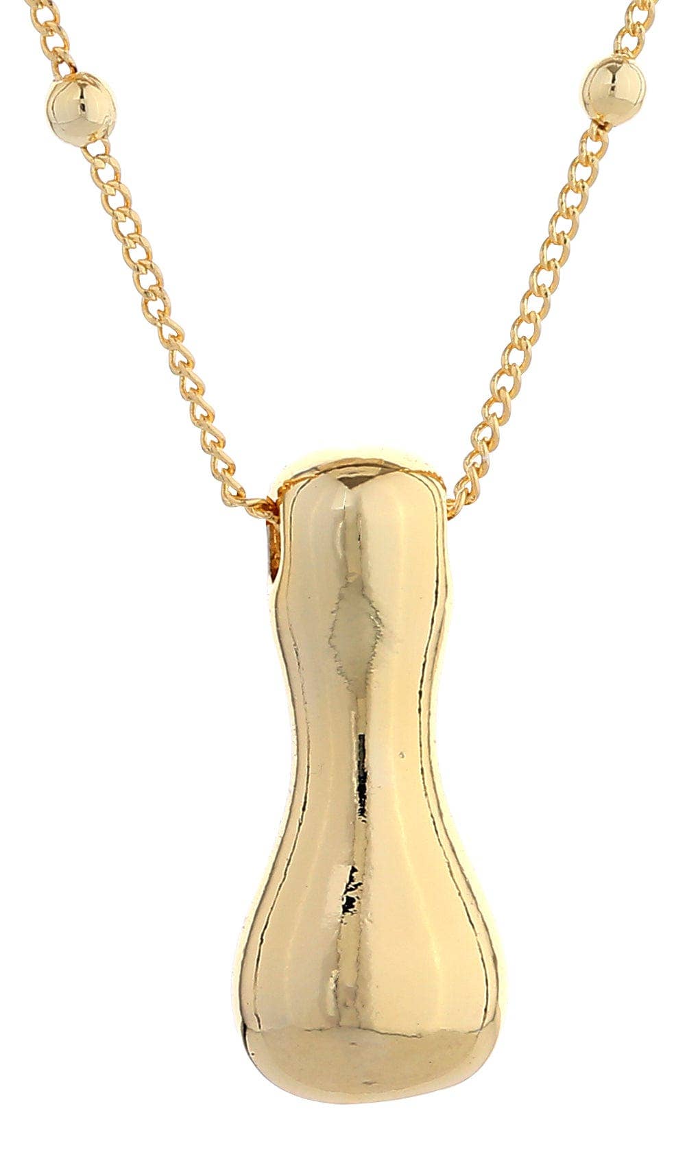 MiMi Wholesale - Wholesale Pendant/Charm Necklace - DJN330009 14K Dipped Big Bubble Letter Initial Necklace12