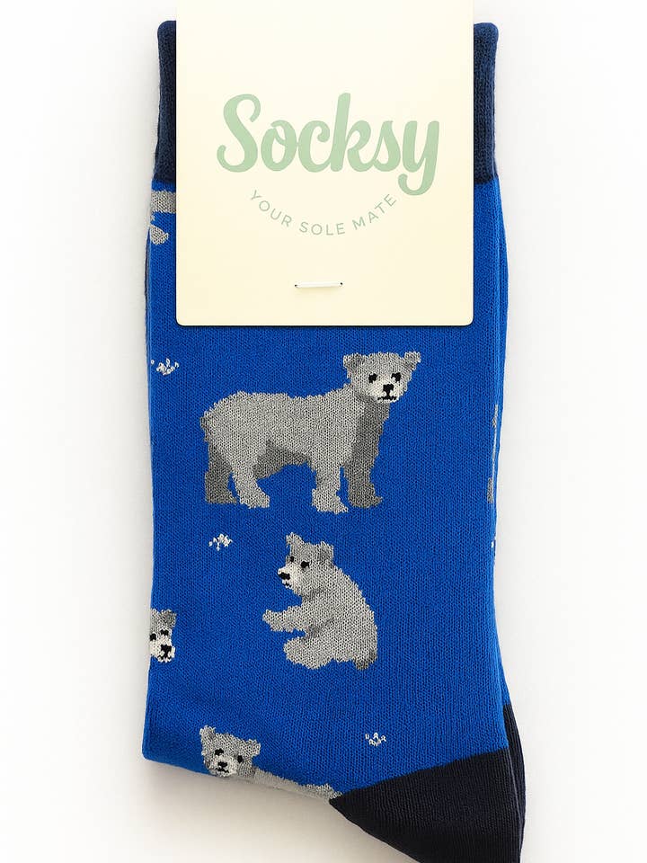 Polar Bear Organic Cotton Socks for wholesale by Socksy