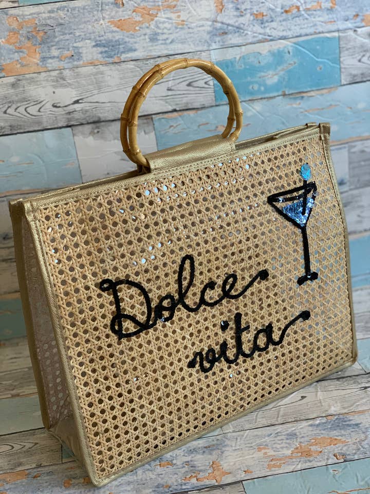 Strandtasche Lily - Dolce Vita für den Großhandel von Bits and pieces to go