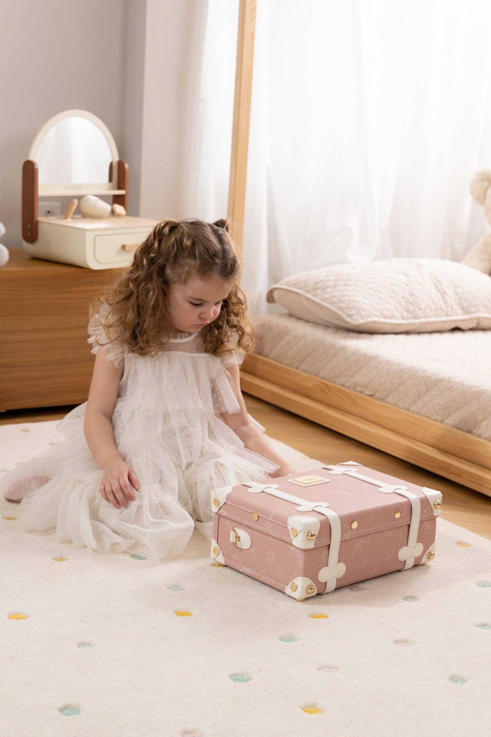 Coco Village - Wholesale Toy Set - Kids - Vegan Leather Play Suitcase - Ballerina1