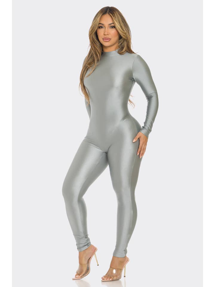 Uptown Apparel – Großhandel Jumpsuit – Damen – J7095 Jumpsuit aus Nylon mit Stehkragen9