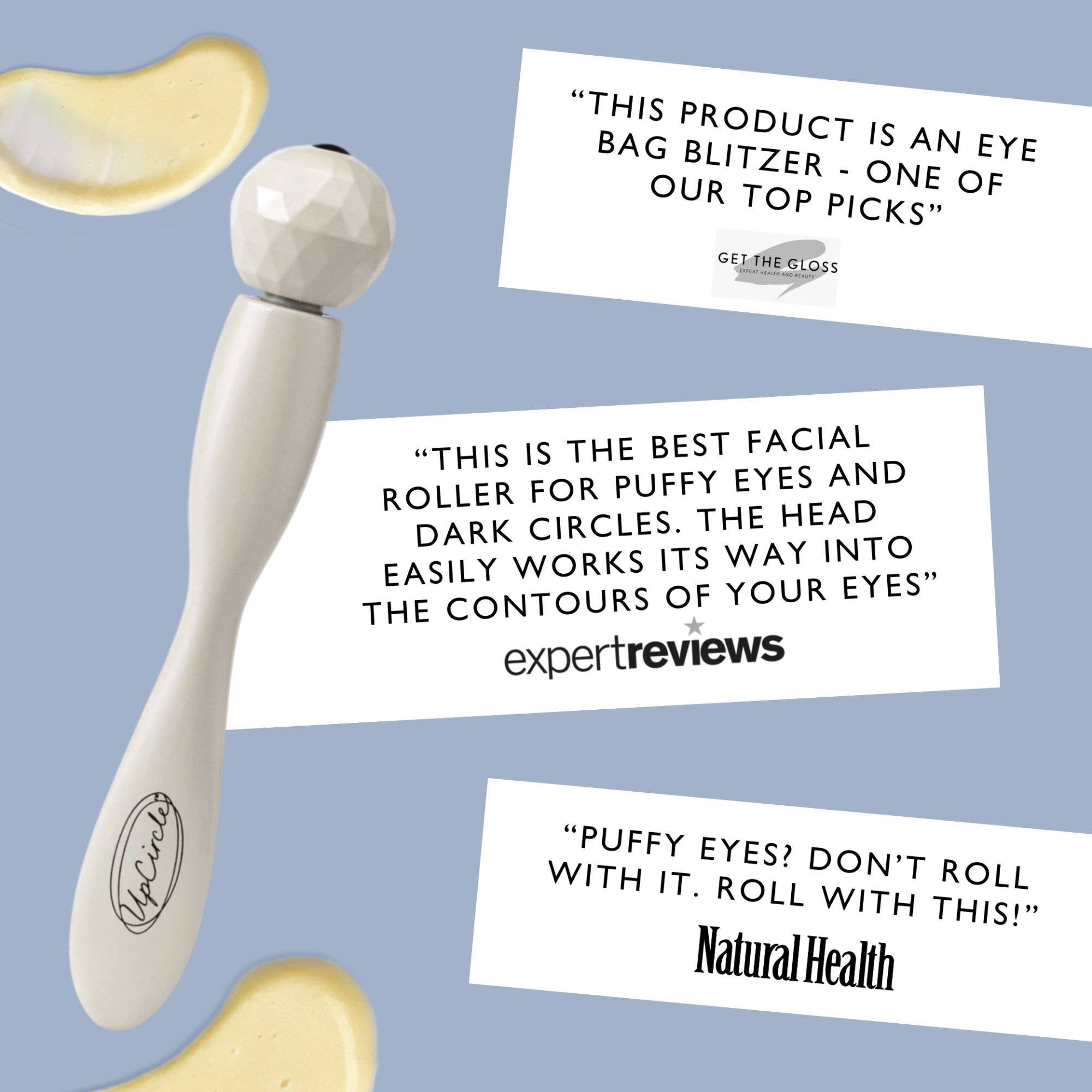 UpCircle Beauty UK – wholesale Eye cream/gel – Plastic Free Eco Eye Roller for dark circles + puffy eyes4