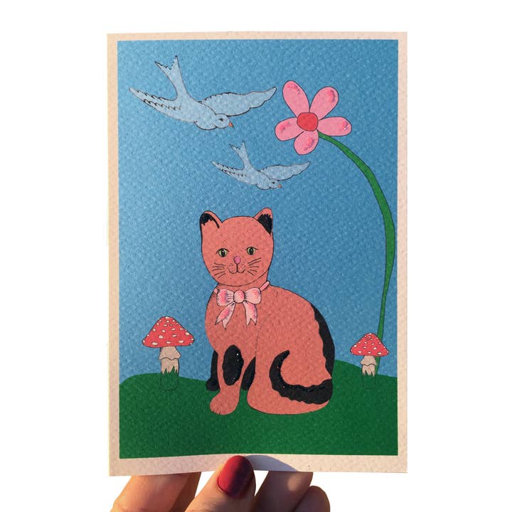 Carta Gatto - Gatto Fungo per la vendita all'ingrosso da parte di Rosie Wonders