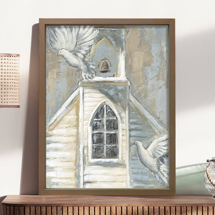 Dove Chapel 18x24 Framed Artwork - SGD343 for wholesale by Penny Lane Fine Art