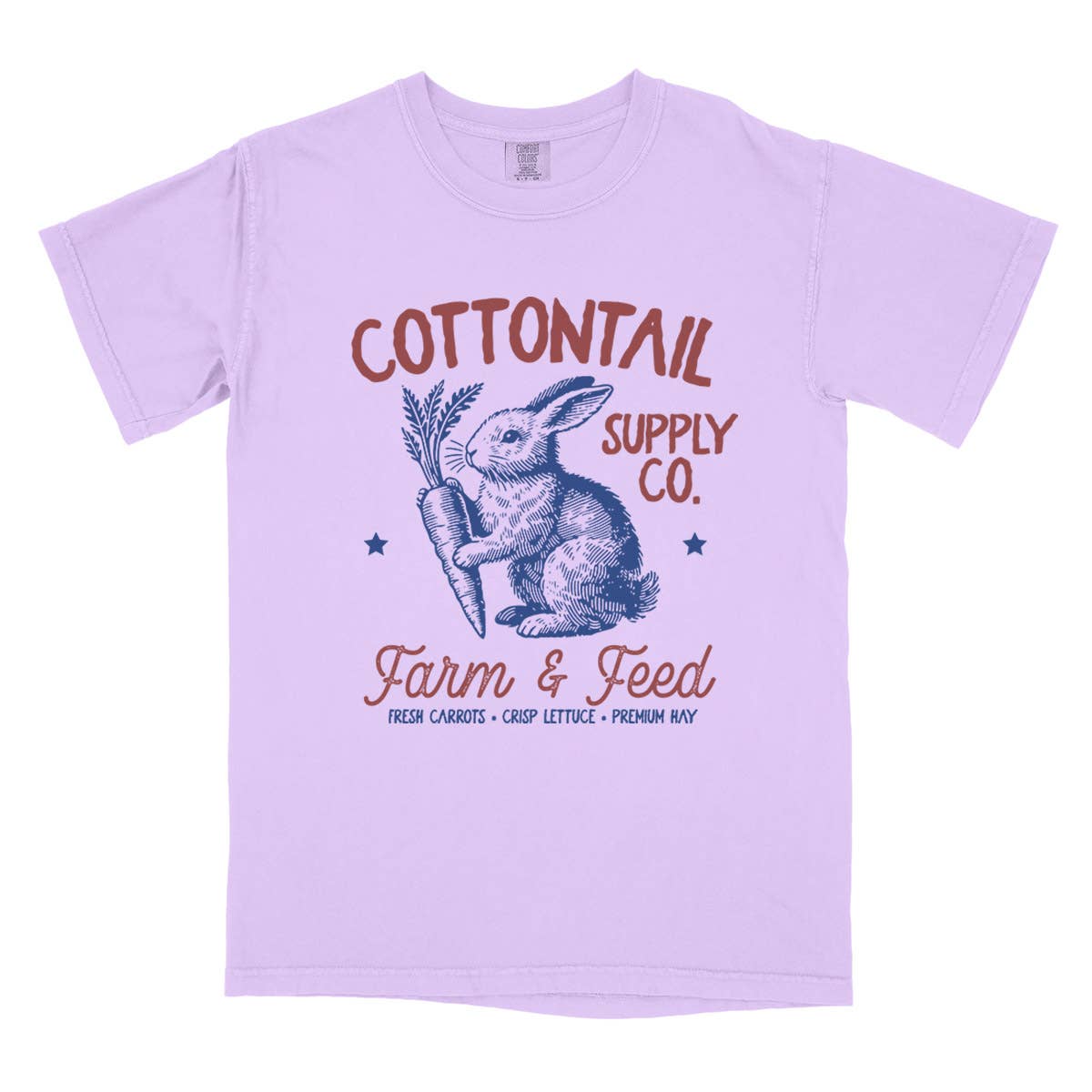 Untamed Country - Wholesale Screen Printed T-Shirt - Women's - Farm & Feed Vintage Farm Sign Comfort Colors Shirt2