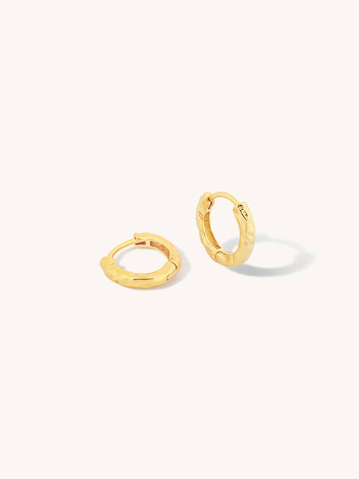 MAUI TEXTURED HOOPS for wholesale by Formation Co. Jewellery