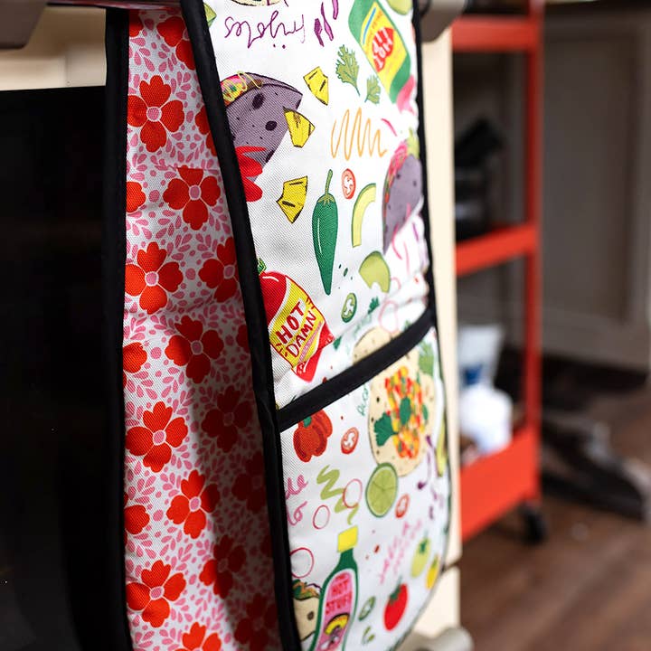 Tacos ovenhandschoenen van biologisch katoen voor wholesale door Laura Barnes Wholesale Ltd