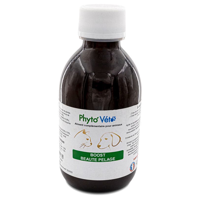 PHYTO VETO – Suplemento de animal de estimação - Gato e cão por atacado – IMPULSIONAR CASACO DE BELEZA0