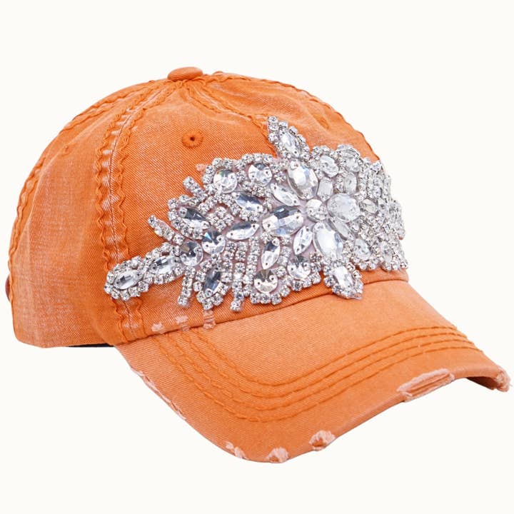 Olive & Pique - Wholesale Baseball Cap - Women's - Abstract Bejeweled Bling Glitz Cap, Adjustable26