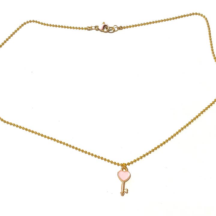Pink necklace//Kids Collection for wholesale by Chic Le Freak