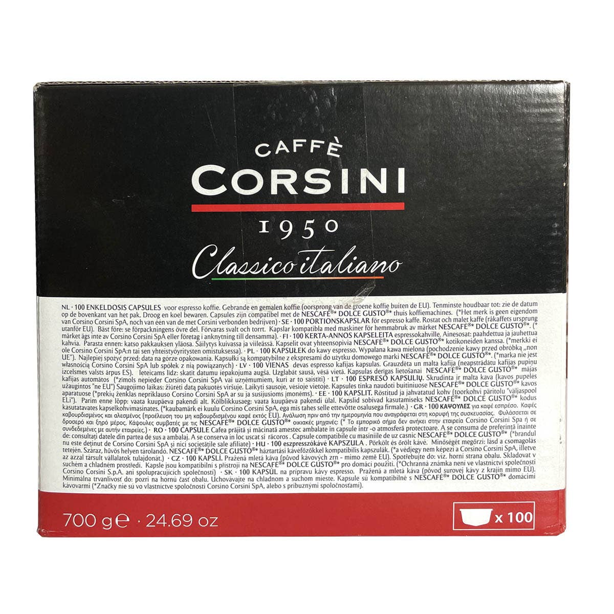 Caffè Corsini - Wholesale Instant Coffee/Espresso - 100 compatible capsules DoIce Gusto Classico Italiano®3