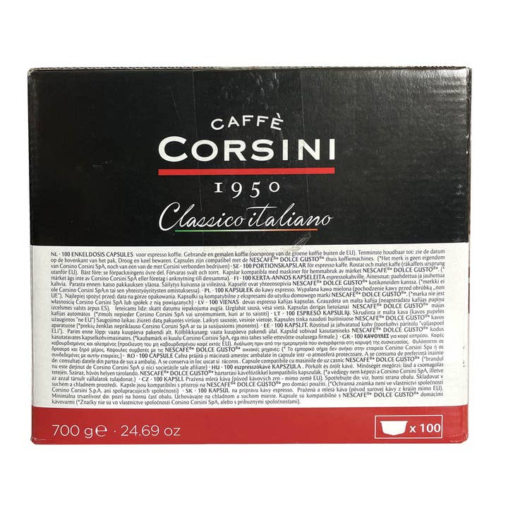 Caffè Corsini - Wholesale Instant Coffee/Espresso - 100 compatible capsules DoIce Gusto Classico Italiano®3