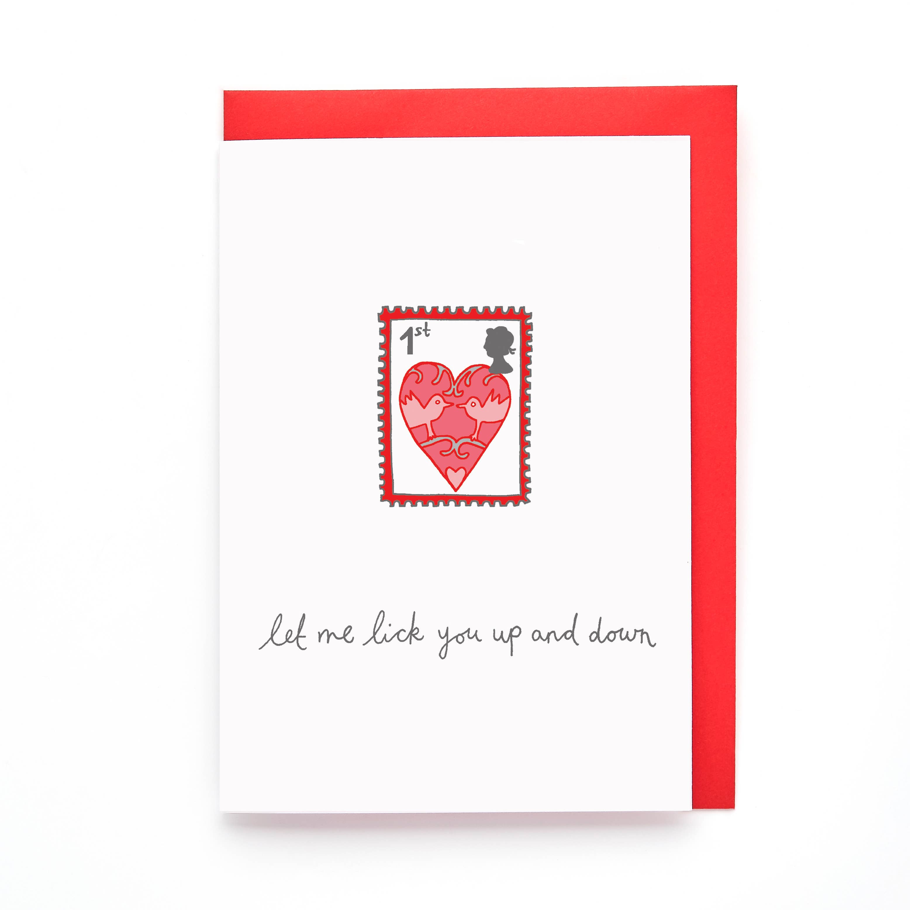 You've Got Pen On Your Face - Wholesale Valentine's Day Card - Stamp Greeting Card | Funny Valentines Card | Kinky Love