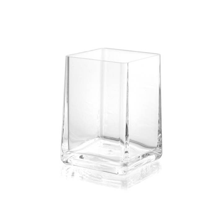 H&H - Wholesale Drinking Glass/Cup - Transparent Acrylic Square-Shaped Bathroom Glass1